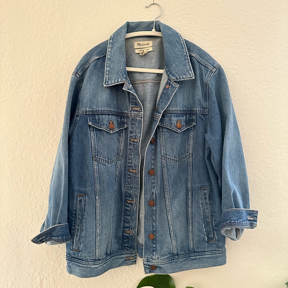 Madewell Oversized Light Blue Denim Jacket